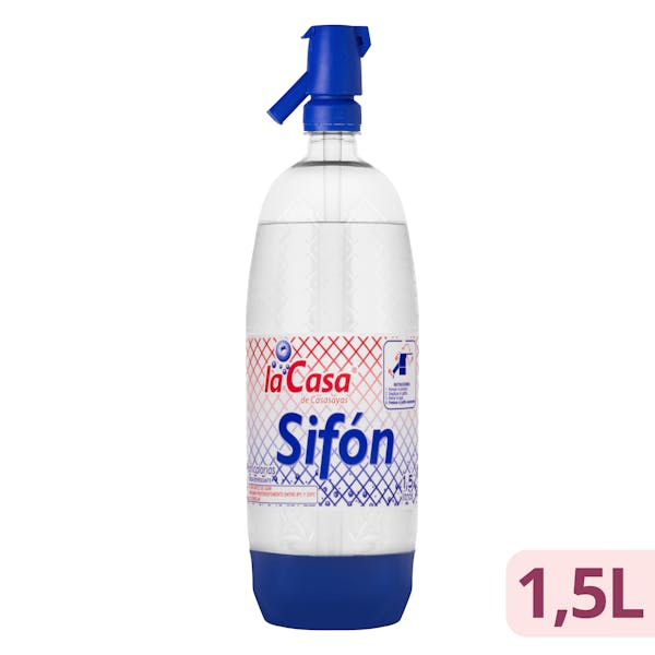 Agua de soda con sifón La Casa