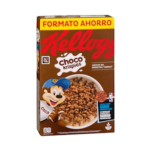 Cereales de arroz inflado Choco Krispies Kellogg's con chocolate