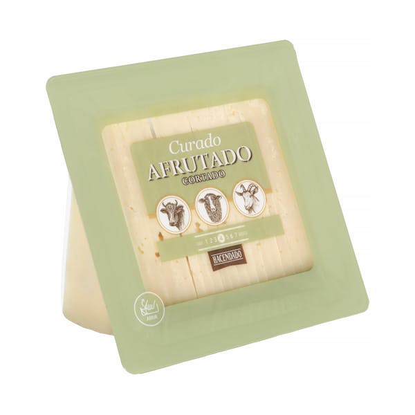 Imagen de Queso curado mezcla afrutado Hacendado cortado en cuñitas