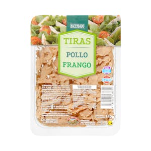 Tiras de pechuga de pollo al natural Hacendado