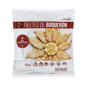 Filetes de boquerón en tempura Hacendado ultracongelado