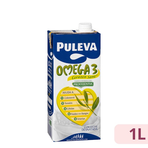 Bebida láctea Omega 3 Puleva con leche desnatada