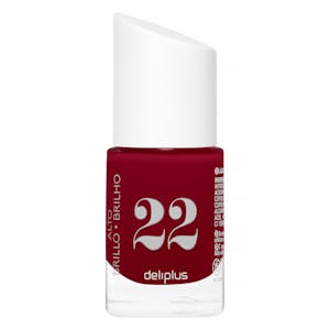 Laca de uñas alto brillo Deliplus 22 granate sublime