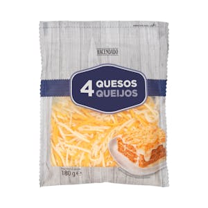 Queso rallado 4 quesos Hacendado