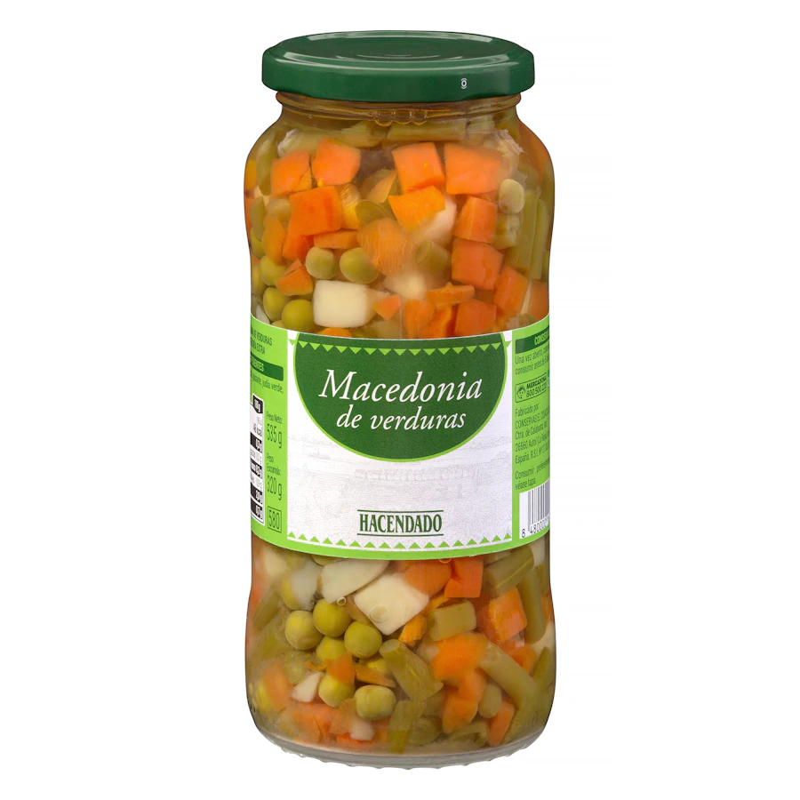 Macedonia de verduras Hacendado – Mercadona – صورة المنتج
