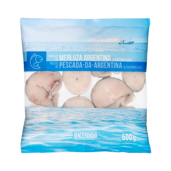 Rodajas de merluza Argentina Hacendado ultracongeladas