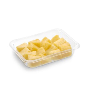 Piña cortada a trozos