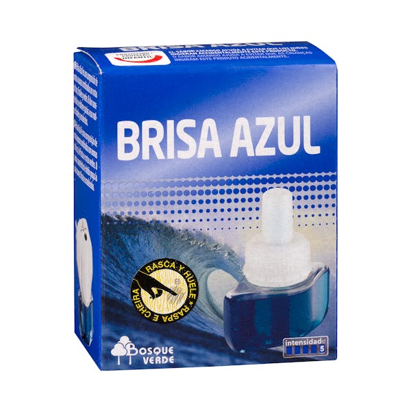 Recambio ambientador eléctrico Brisa Azul Bosque Verde
