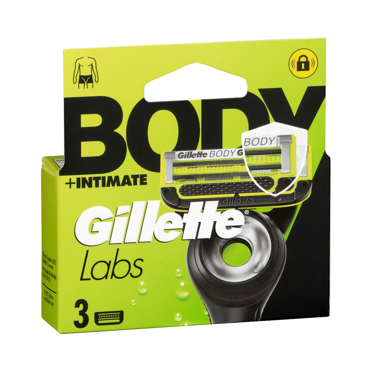 Recambios maquinilla de afeitar Gillette Labs Body + Intimate – Mercadona – صورة إعلانية للمنتج