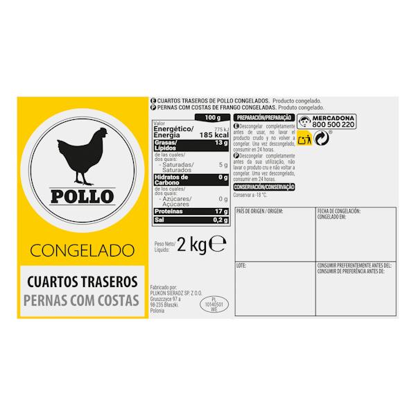 Etiqueta / ingredientes