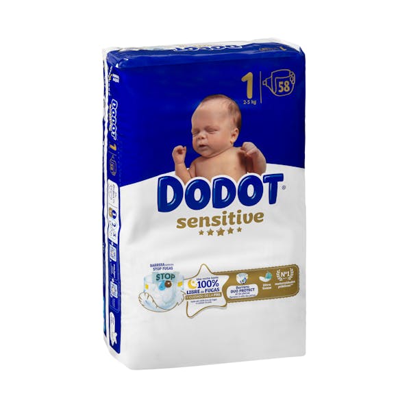 Pañales bebé talla 1 de 2-5 kg Dodot