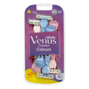 Maquinillas depilación desechables Venus Colors 3 hojas