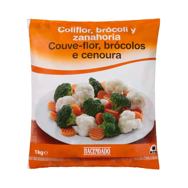 Coliflor Br coli Y Zanahoria Hacendado Ultracongelada Mercadona coliflor-br-coli-y-zanahoria-hacendado-ultracongelada-mercadona