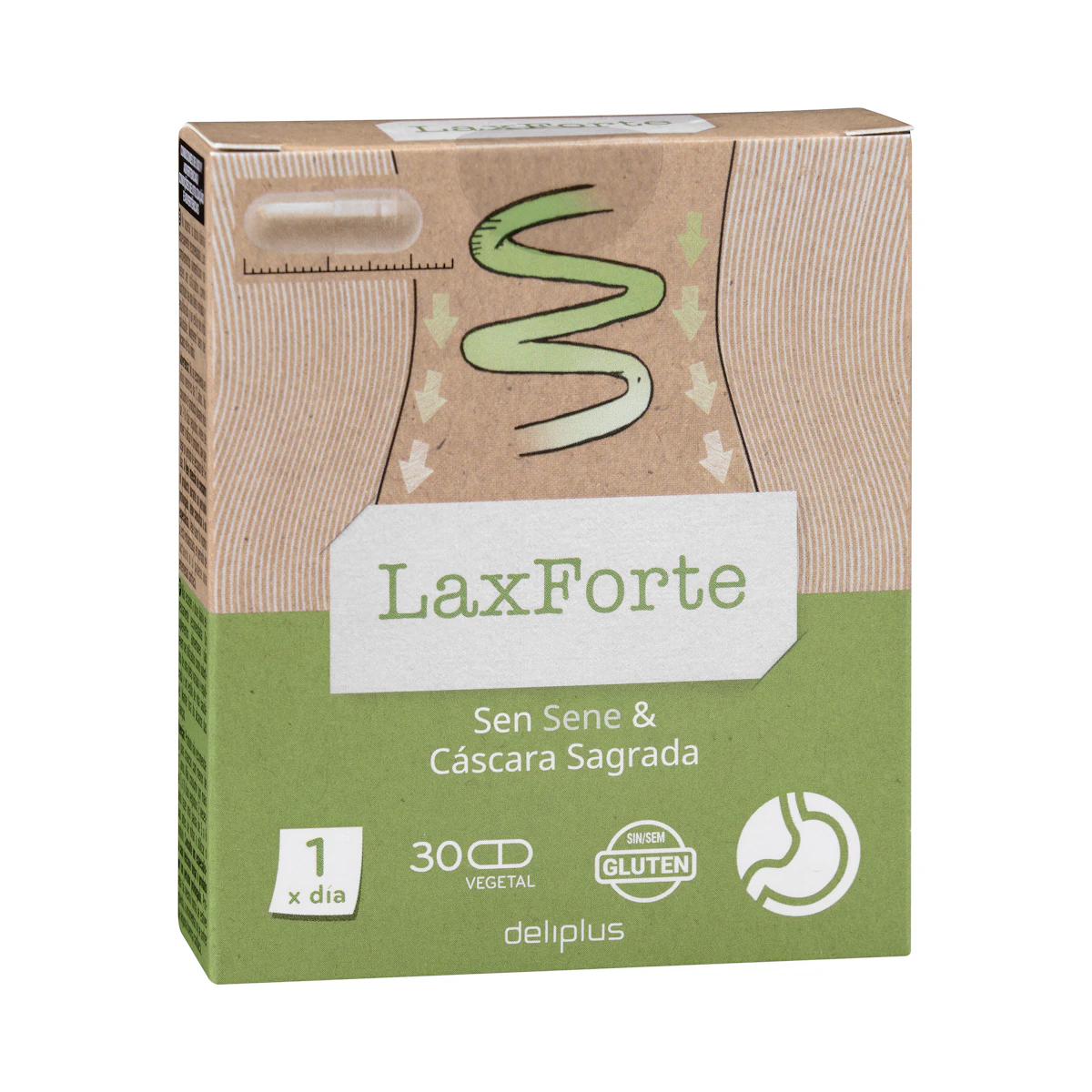 Cápsulas LaxForte Deliplus – Mercadona – صورة إعلانية للمنتج