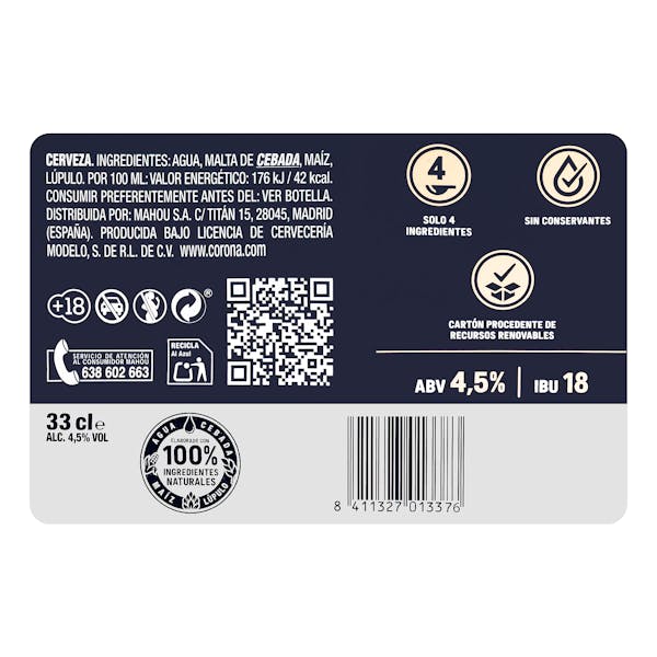 Cerveza Corona