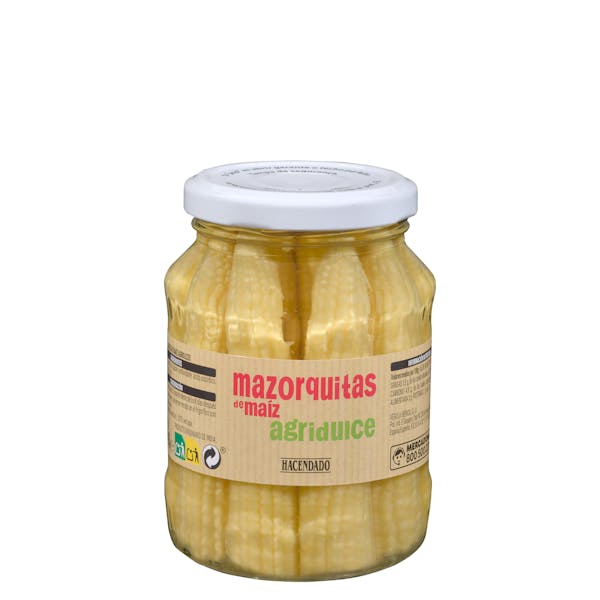 Mazorquitas de maíz agridulce Hacendado