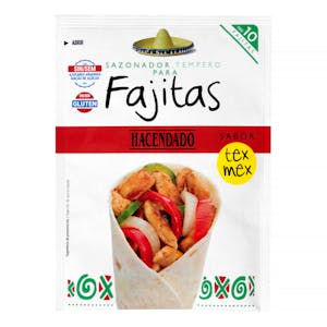 Sazonador para fajitas Hacendado sabor tex-mex