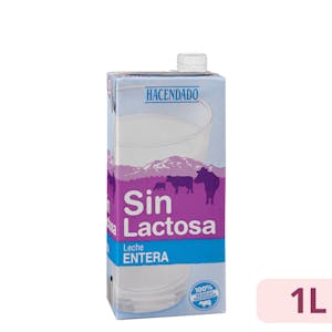 Leche entera sin lactosa