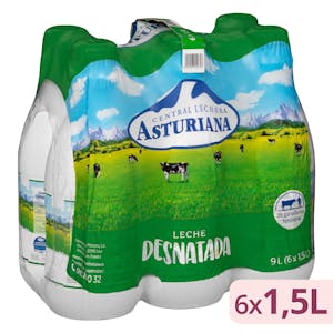 Leche desnatada Asturiana