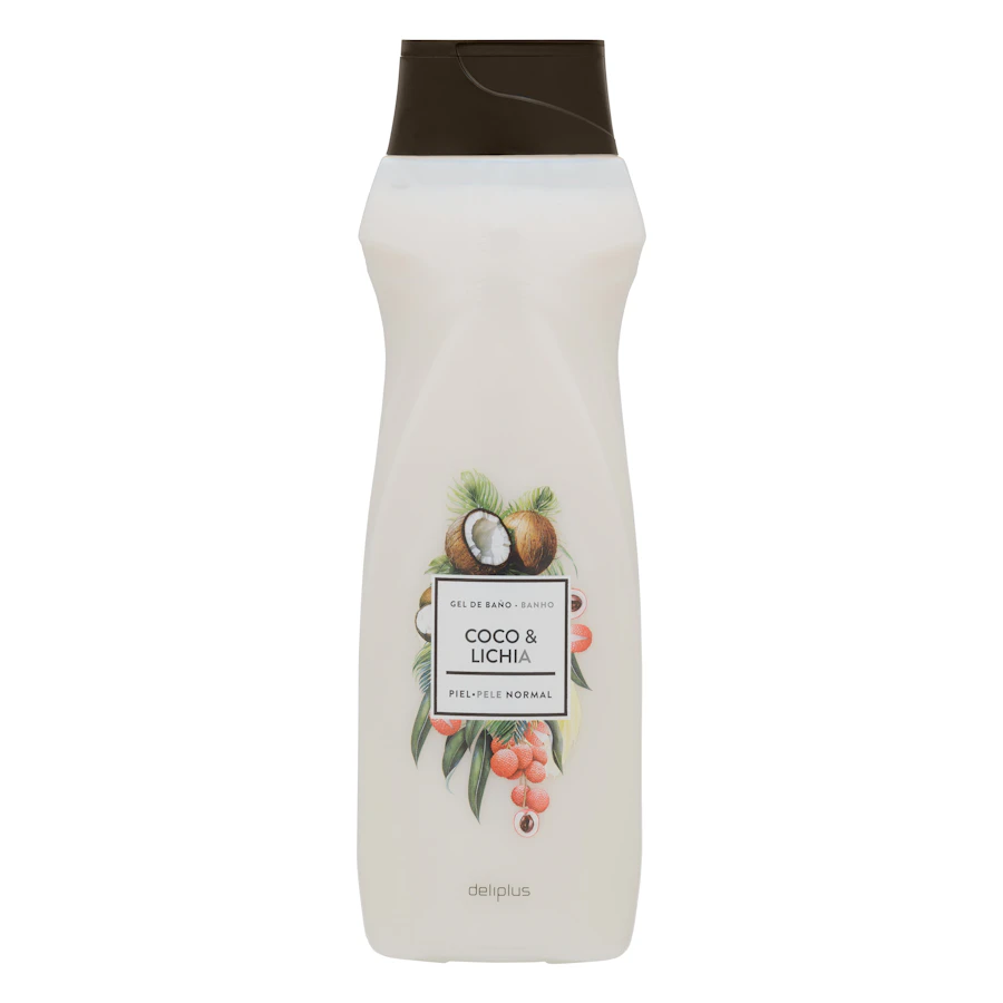 Gel de baño coco y lichi Deliplus piel normal – Mercadona – صورة المنتج