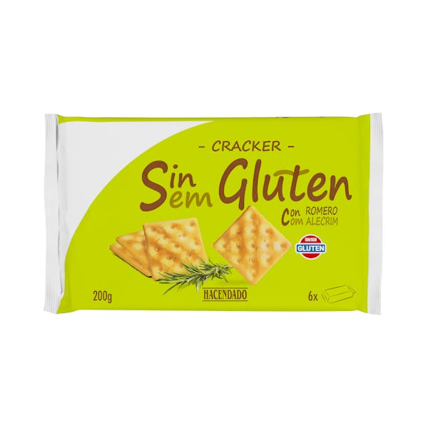 Crackers sin gluten Hacendado con romero