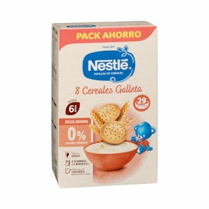 Papilla 8 cereales con galleta María Nestlé +6 meses