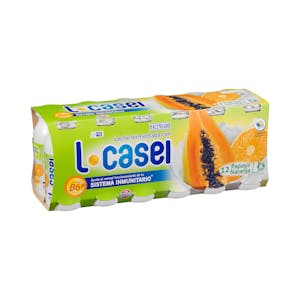 Bebida láctea de papaya y naranja L-casei Hacendado