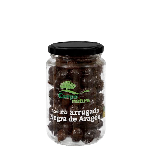Aceitunas negras arrugadas de Aragón Campo Nature