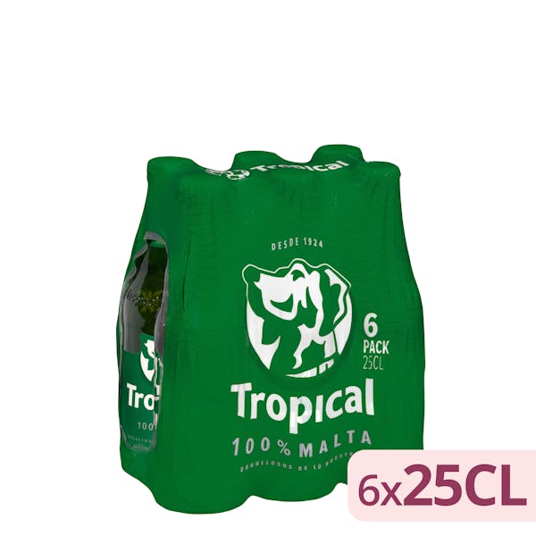 Cerveza 100% malta Tropical
