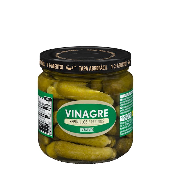 Pepinillos en vinagre Hacendado