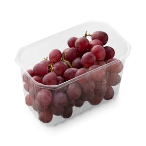 Uva roja con semillas
