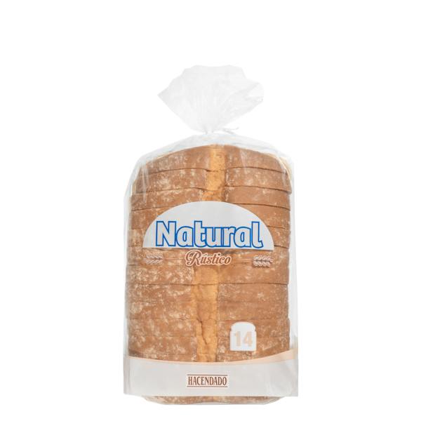 Imagen de Pan de molde blanco natural rústico Hacendado