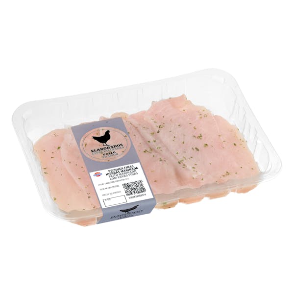 Imagen de Filetes pechuga de pollo finas hierbas marinadas