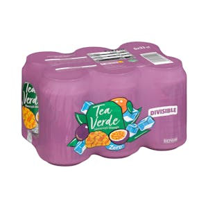 Refresco té verde zero Hacendado sabor maracuyá y mango
