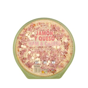 Pizza jamón y queso Hacendado