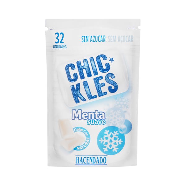 Chicles menta suave gragea Hacendado