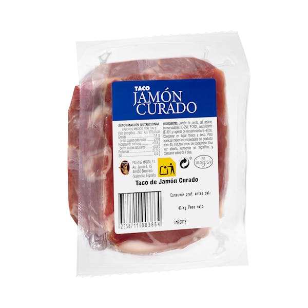 Taco jamón curado