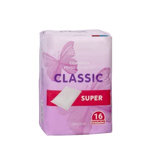 Imagen de Compresa sin alas super plegada Deliplus Classic