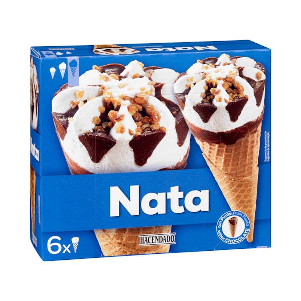 Imagen de Helado cucurucho Hacendado de nata