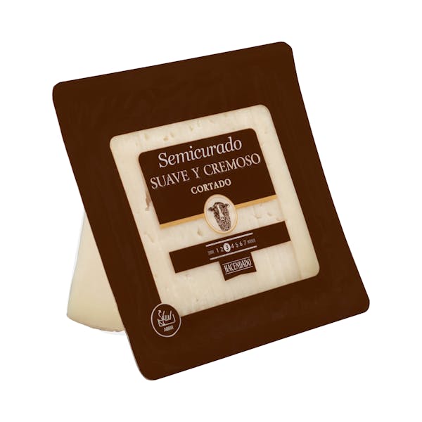 Imagen de Queso semicurado de oveja Hacendado cortado en cuñitas