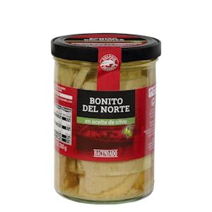 Filetes de bonito del norte en aceite de oliva Hacendado
