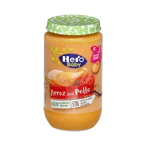 Papilla arroz con pollo Hero Solo +6 meses