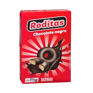 Galletas Roditas bañadas con chocolate negro Hacendado