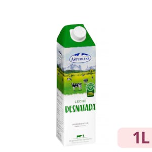 Leche desnatada Asturiana