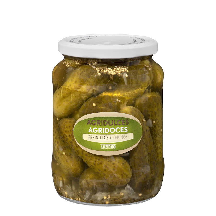 Pepinillos agridulces Hacendado – Mercadona – صورة المنتج