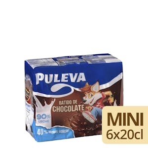 Batido de chocolate 90% de leche Sin Gluten botella 200 ml · PULEVA ·  Supermercado El Corte Inglés El Corte Inglés