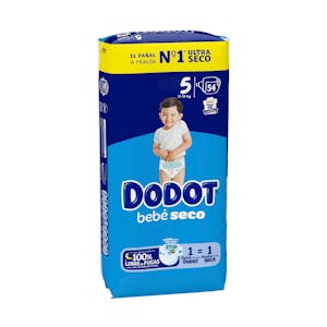 Pañales bebé talla 5 de 11-16 kg Dodot