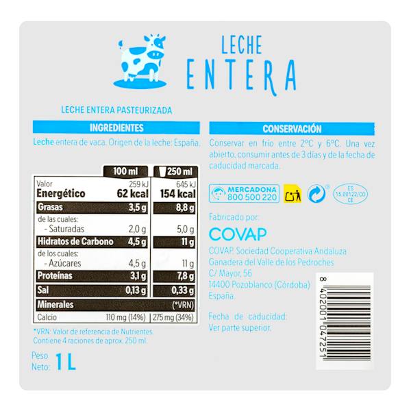 Etiqueta / ingredientes