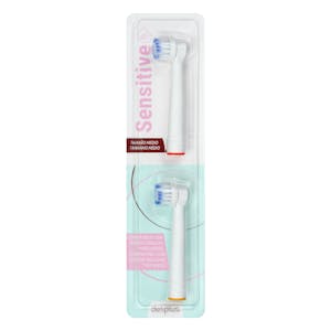 Recambios Cepillo Dental Eléctrico Sensitive Deliplus Tamaño Medio 2 UD