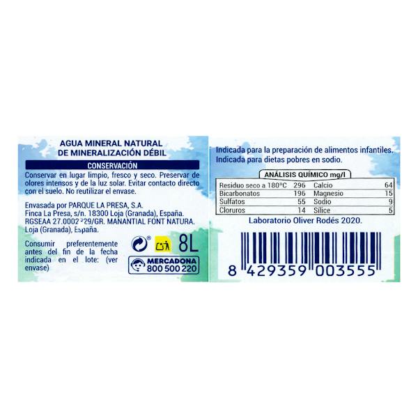 Etiqueta / ingredientes